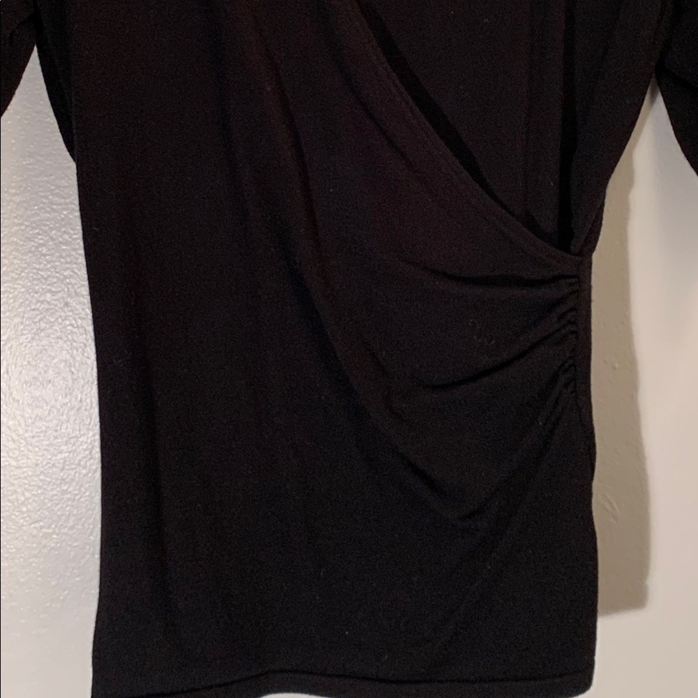Premise Stretch Black Shirt with Gold Bar - Picture 7 of 7